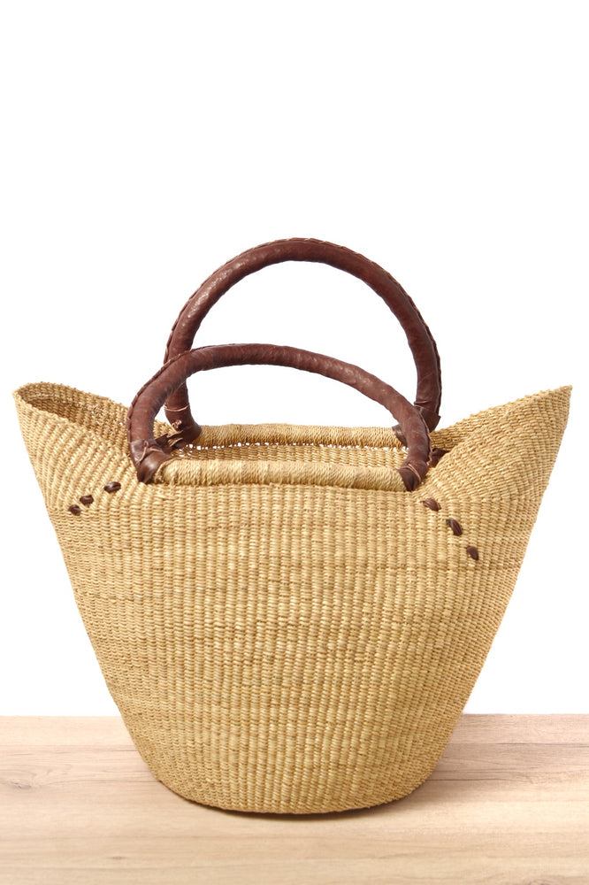 Tote Shopping Basket - Natural