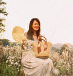Boho Woven Purse | Handwoven Straw Handbag | Tunteya