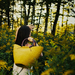 
                  
                    Tote Shopping Basket - Yellow
                  
                