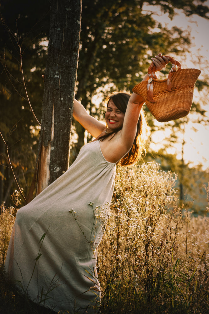 
                  
                    Women's Boho Purse | Handwoven Straw Bag | Tunteya
                  
                