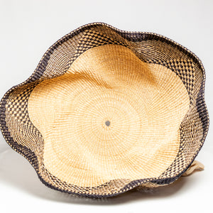 
                  
                    A close up of inside of bolga lampshade
                  
                