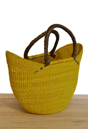 
                  
                    Tote Shopping Basket - Yellow
                  
                