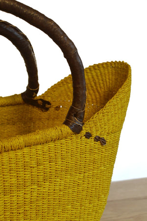 
                  
                    Tote Shopping Basket - Yellow
                  
                