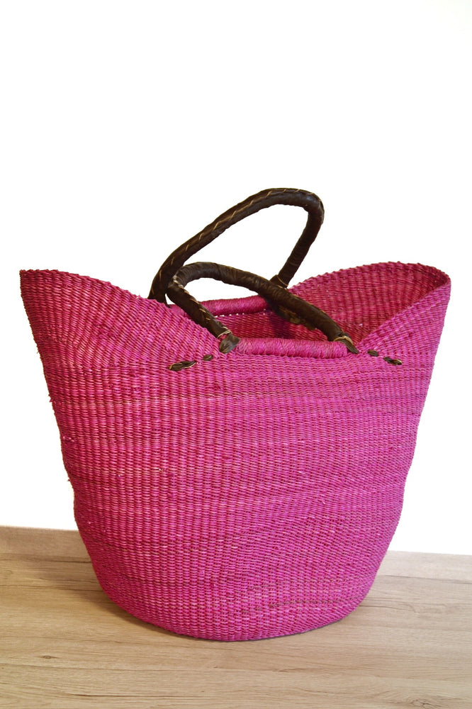 Tote Shopping Basket - Pink