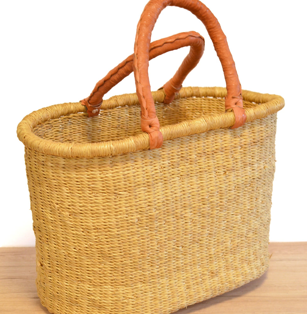 Market Basket (brown handles)