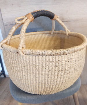 
                  
                    Round Shopping Basket - Natural Extra Large
                  
                