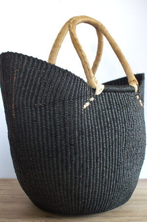 
                  
                    Tote Shopping Basket - Black
                  
                