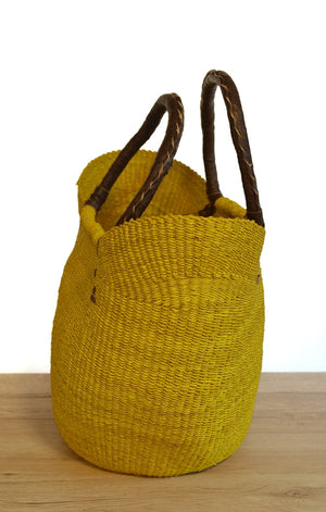 
                  
                    Tote Shopping Basket - Yellow
                  
                