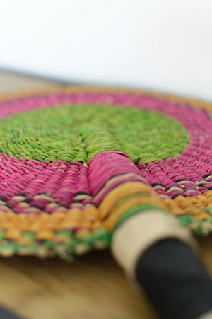
                  
                    clouse up of a paste round bolga fan
                  
                