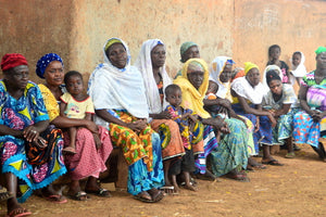 
                  
                    a group of shea women's cooperative in a village in ghana
                  
                